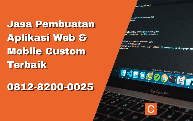 Jasa Pembuatan Aplikasi Web & Mobile Custom Terbaik